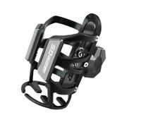 Porte bidon Moto pour F750GS F850GS Accessoires Moto - Porte-Bouteille Isotherme en Aluminium CNC avec Cage Amovible(Titanium F750GS)