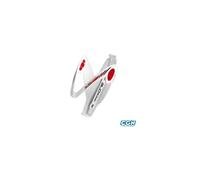 Porte bidon - Race One - X5 - Blanc/Rouge - Insert Gel - Plastique