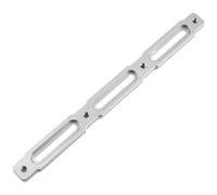 Porte-bidon réglable en alliage d'aluminium pour VTT, vélo de route, porte-gobelet léger résistant à l'oxydation avec boulons M5, noir, rouge, argent (argent long)