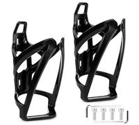 Porte bidon vélo Universel Porte Gourde VTT Support Gourde Velo Route pour Le Sport et Le Cyclisme en Plein air Ultra léger Portable Porte bidons Lot de 2 avec vis et Outil de Montage