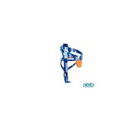 Porte Bidon Zefal Pulse A2 Bleu/Orange Avec Lien Elastomere 24g Multicolore