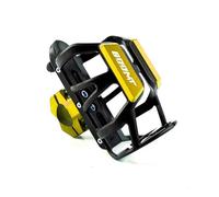 Porte-bidons Bouteille Moto pour 800MT CF800 650MT 2018-2024 Accessoires pour Motos Porte-Bouteille CNC pour Boissons(Yellow 800MT)