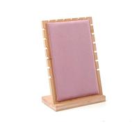 porte bijoux Collier for femme, bracelet, chevalet multiple, présentoir, support, planche, rose, amovible(Vertical M)