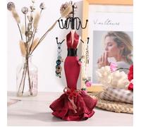 Porte-bijoux - EBTOOLS - Organisateur de bijoux - Résine et métal - Bordeaux - Design élégant