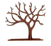 porte-bijoux en d'arbre Présentoir à bijoux en bois, tour d'arbre, organisateur suspendu for bagues, boucles d'oreilles et colliers