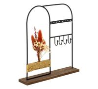 Atmosphera Créateur d'intérieur - Porte-Bijoux en Métal "Automne" 26cm Noir Noir G