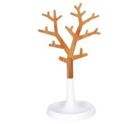 Porte-bijoux forme arbre MSV Spirella Oslo blanc et bambou