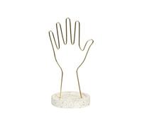 Porte-Bijoux Main en Métal avec Support Terrazzo - TAVIS -