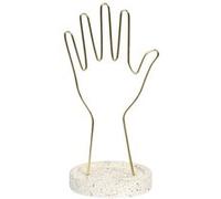 Porte-Bijoux Main en Métal avec Support Terrazzo - TAVIS