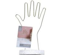 Porte Bijoux Main Metal Support Terrazzo Blanc G