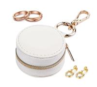 Porte-Bijoux Porte-Clés - avec Accroche-Clés Porte-Bague de Voyage - Pochette Organisatrice Portable pour Femmes Filles Sport Sac à Dos