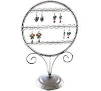 Porte Bijoux Presentoir Boucle d'oreille Sweet Mirror (24 Paires) Gris patiné