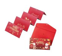 Porte-Billets de Noël - Cartes Cadeaux avec Pochette pour Argent | Décor Festif Portable pour Hommes Femmes Ados - Cadeaux de Fête pour Grands-parents Femmes