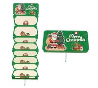 Porte-Billets de Noël,Fournitures de fête - Porte-Billets Père Noël avec 10 Fentes | pour Hommes Femmes Garçons Filles Ados Épouse Mari Fils Fille Famille Amis