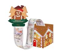 Porte-Billets de Noël | Pop Merry Christmas Money Box - Distributeur De Cartes À Rouleau Amusant - pour fêtes Carnaval et réunions familiales ou Entre Amis