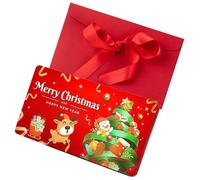 Porte-billets de Noël pour espèces, 6 emplacements à faire soi-même, fournitures de fête de Noël | Décoration de fête du Nouvel An | Pour amoureux, famille, amis, femmes, hommes, garçons et filles