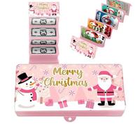 Porte-Billets de Noël | Un Portefeuille Créatif avec 10 Compartiments,Porte-Cartes Noël | pour la Fête des Fêtes la Gestion de Budget Les Économies Le Billet Ainsi Que