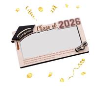 Porte-Billets De Remise De Diplôme En Bois,Ornement De Célébration Élégant À Collectionner - Boîte Enveloppe Pour Espèces De La Promotion 2026 - Pour Lycéens Étudiants Universitaires Bacheliers Fils