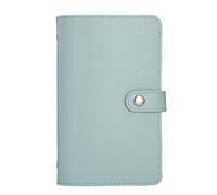 Porte-billets en cuir à 50 poches pour collection de billets de banque, rangement de papiers, organiseurs de livres, album pour collectionneur, journal financier portable