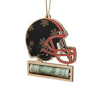 Porte-billets en forme de casque de football, accessoires de fête créatifs en bois - Jolie pince à billets de Noël | pour Thanksgiving, vacances, réveillon du Nouvel An, enfants, adultes, famille