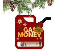 Porte-billets pour cartes de Noël pour argent liquide | Clips de rangement en bois 2D pour fêtes | Cartes de Noël | Pour papier d'anniversaire, vacances, pièces de monnaie pour hommes