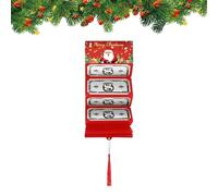 Porte-Billets Surprise de Noël,Enveloppe avec 10 Compartiments pour Cartes de Vœux et Chèques des Fêtes d'Hiver | Porte-Cartes Surprise de Noël - Pour Famille Amis Hommes Femmes Garçons