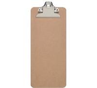 MAUL Porte Bloc MAULbill 112 x 265 mm, Porte-Bloc en Bois avec Pince Nostalgique, avec Fixation pour Accrocher au Mur, pour le Bureau, la Cuisine, l'Atelier et de Gastronomie, Bois