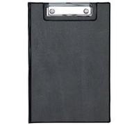 Porte-bloc à pince plastifié, A5, noir