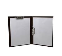 Porte-Bloc à Rabat Avec Pince A4 Papiers en PU Cuir Portfolio Porte-Documents Chemise de Dossiers Conférencier Pour Directeur Rangement Robuste Fourniture Bureau