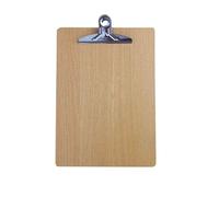 Porte Bloc A4 A5 presse-papiers en bois dossier papier billets factures Document fichier pince bureau tableau d'écriture support à pince papeterie(A4 (31.5x22.5cm))