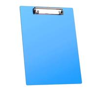 Porte Bloc A4 Avec Pince A4 presse-papiers dossier support for mémo pince conseil feuilles mobiles cahier fichier écriture pinces fournitures de bureau(Blue)