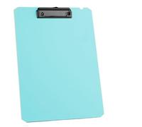 Porte Bloc A4 Avec Pince A4 presse-papiers dossier support for mémo pince conseil feuilles mobiles cahier fichier écriture pinces fournitures de bureau(Light Blue)