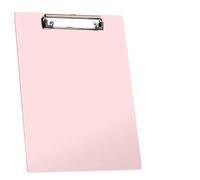 Porte Bloc A4 Avec Pince A4 presse-papiers dossier support for mémo pince conseil feuilles mobiles cahier fichier écriture pinces fournitures de bureau(Pink)