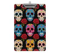 Porte-bloc A4 en acrylique - 21,6 x 31,8 cm - Motif double face - Tableau décoratif avec trou de suspension - Porte-bloc en sucre pour enseignant, infirmière, médecin