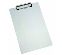 Porte-bloc A4, en aluminium brossé