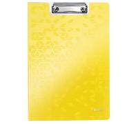 Porte-Bloc A4 - Leitz - 41990016 - Couverture Polyfoam - Jaune - Design Ergonomique