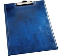 Porte-bloc, A4, sous film souple, bleu