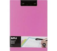 Apli 17208 - Porte-blocs avec rabat Premium Rose A4