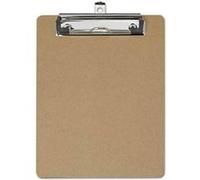 Porte-bloc - Bois - Pour document A5 - Pince métal - Maul