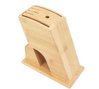 Porte-bloc de couteau universel en bois, organisateur de couteaux de cuisine, support de couteau en bloc de boucher de comptoir pour les ciseaux et la tige de pointe, la sécurité,