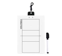 Porte-Bloc de Pickleball et de Volley-Ball - Tableau de stratégie magnétique pour Le Sport | Tableau Blanc Double Face pour l'entraînement, Les Commandes de liñeup et de | Comprend Un Stylo, Une