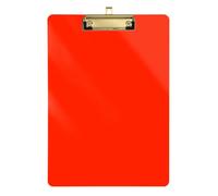 Porte-bloc d'écriture écarlate pour étudiants, femmes, hommes, bloc-notes de taille standard, format lettre A4, 31,8 x 22,9 cm, clip doré