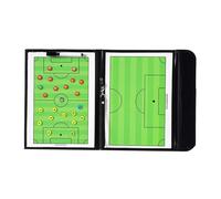 Porte-bloc d'entraînement de football - Bloc-notes tactique pliable, entraîneur de formation magnétique | Effacer la stratégie de planification, feuille tactique sportive portable, accessoire léger