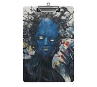 Porte-bloc en acrylique A4 avec trous de suspension en acier inoxydable, durable pour notes, examens, partitions, 31,8 x 21,6 cm