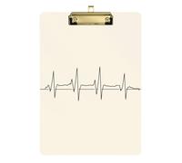 Porte-bloc en acrylique transparent pour la fête des médecins - Lettre standard A4 - Pour enseignant de première année - Doré - 30,5 x 22,9 cm - Tablas para escribir