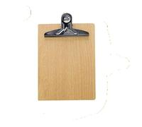 Porte-bloc en bois A4 A5 presse-papiers en bois dossier papier billet Menu factures Note Document fichier Clip WordPad bureau école tableau d'écriture support à pince(A5)