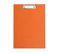 MAUL Porte Bloc A4, Porte Bloc en Carton avec Pince Moderne et Revêtement en Film, Format Din A4, avec Fixation pour Accrocher au Mur, pour le Bureau, la Cuisine et l'Atelier, Orange