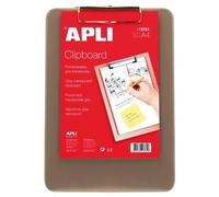 Porte Bloc En Plastique Gris Transparent A4 - Apli Agipa