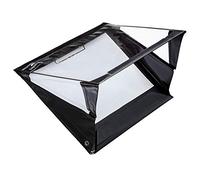 Porte-bloc Étanche A4 Paysage Paperdry, Noir, PVC Résistant avec Protection Froid, Couvercle Transparent et Rangement pour l’Extérieur