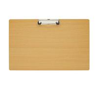 Porte-bloc extra large en bois 28 x 44 cm - Planche horizontale en bois avec clip pour dessin croquis, 3 mm d'épaisseur - Planche d'écriture - Porte-bloc de taille légale